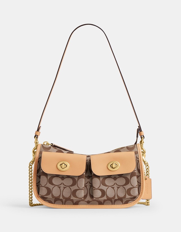 Coach - The Coach Originals Signature Jacquard Twin Turnlock Waverly Bag