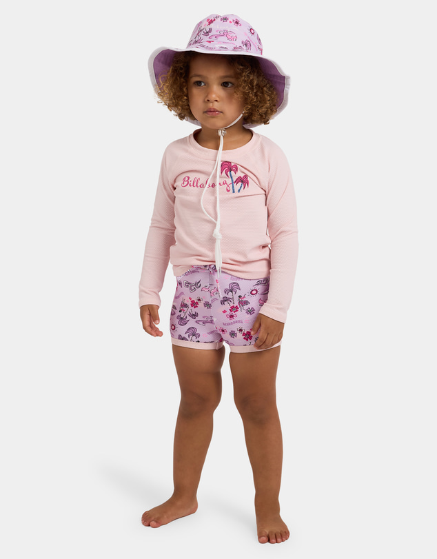 Billabong - Toddlers Hula Haze Long Sleeve Rashguard