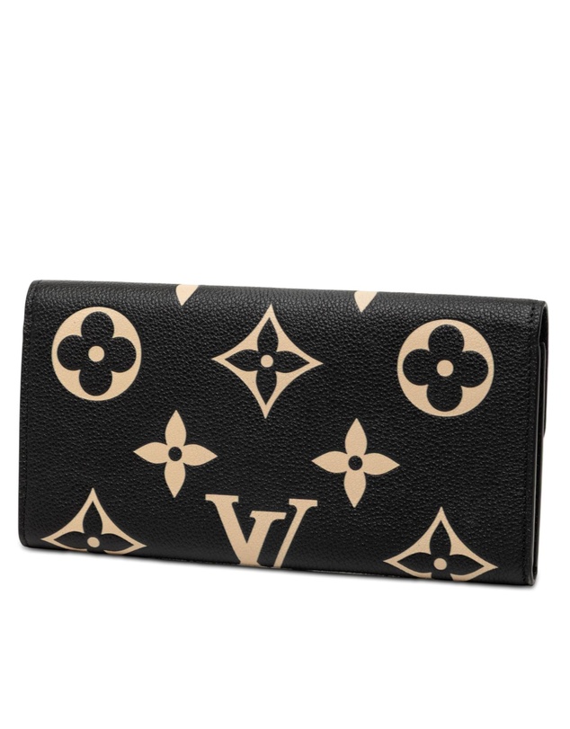 Pre-Loved by Azura Reborn - Pre-Loved Bicolor Monogram Empreinte Giant Emilie Wallet