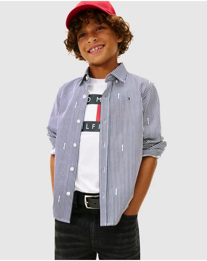 Tommy Hilfiger - All Over Print Shirt - Kids