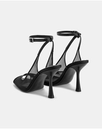 JW PEI - Serenity Open Toe Mesh Slingback Sandals