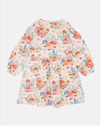 Fox & Finch - Wild Garden Print Organic Dress - Kids