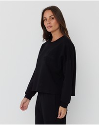 ALEXANDRA - Emby Long Sleeve Top Black