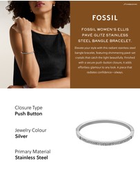 Fossil - Ellis Silver Tone Bracelet