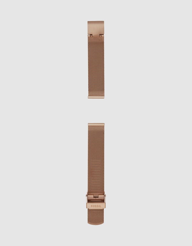 Fossil - Rose Gold-Tone Strap Bar - Ladies