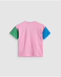 Seed Heritage - Colourblock Logo Tee