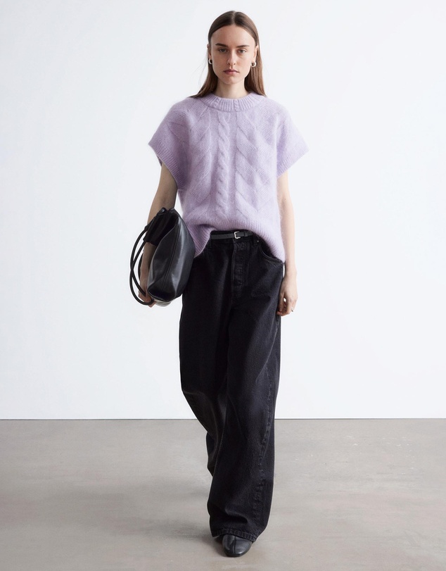 & Other Stories - Cable-Knit Mohair-Blend Vest