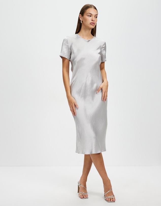 Third Form - Crush Bias Tee Midi Dress