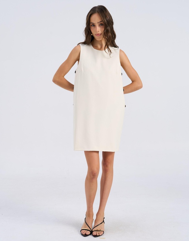 Vero Moda - Fame Buttoned Mini Dress