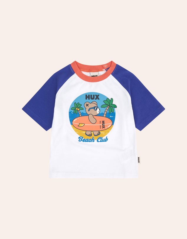Huxbaby - Cool Surfer Hux Raglan Tee - ICONIC EXCLUSIVE - Babies-Kids