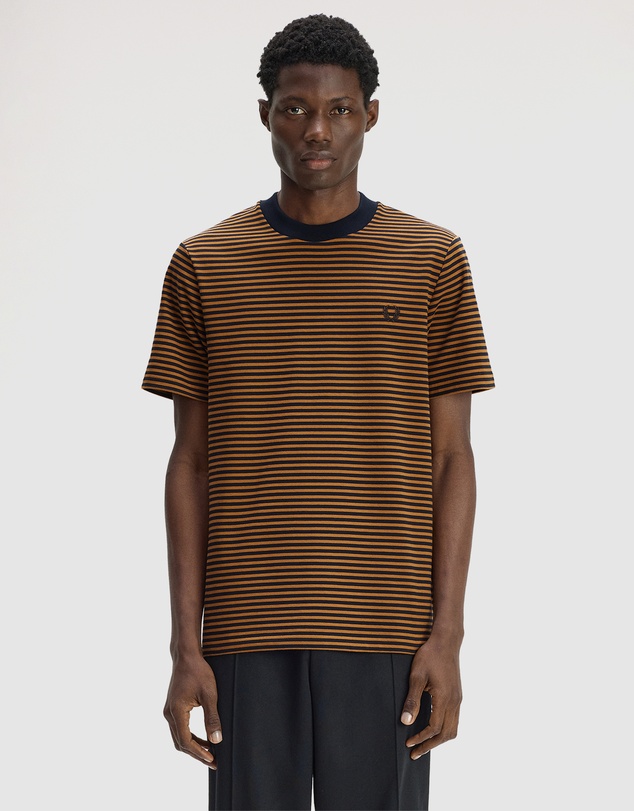 Fred Perry - Fine Stripe Heavy Weight T-Shirt