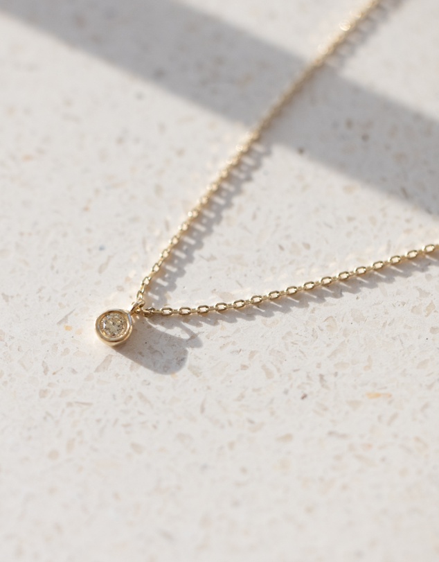 Luna Rae - Solid Gold - Diamond Sky Necklace