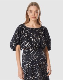 Soon Maternity - Mila Balloon Sleeve Top