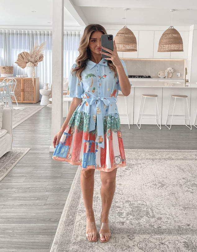 Esther & Co - Dakoda Dress - Multi