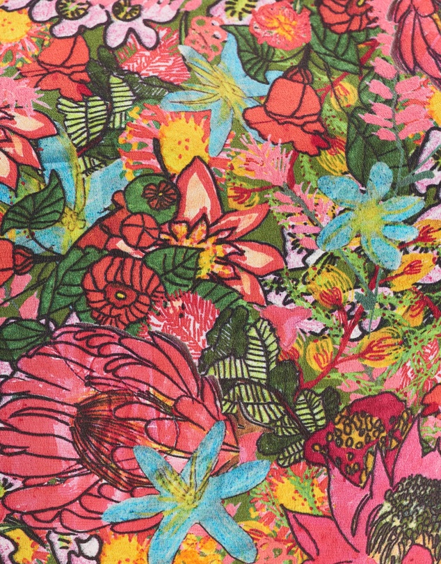 The Social Outfit - Silk Shell Top - Fairfield Bloom