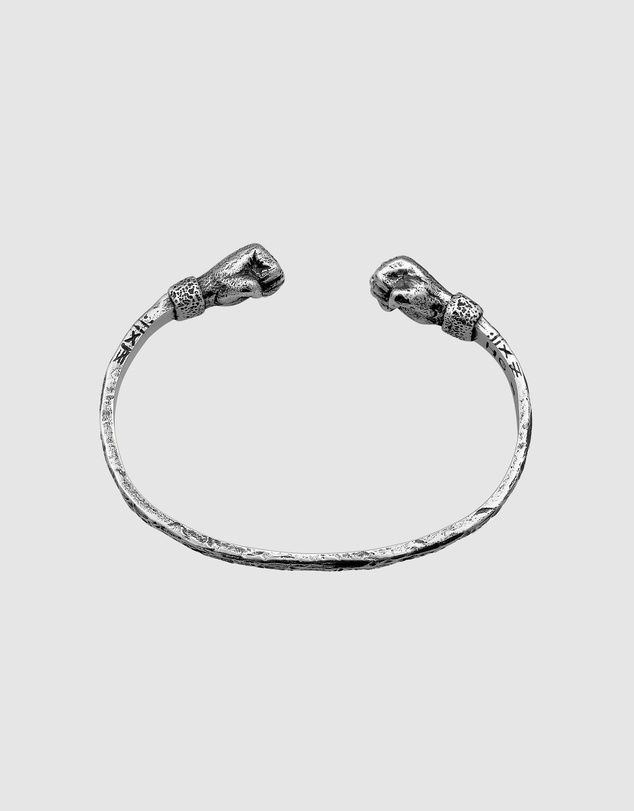 Haze & Glory - ICONIC EXCLUSIVE - Live Free Bangle in Oxidised 925 Silver