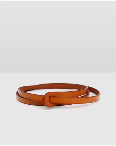 Belle & Bloom - Tie The Knot Leather Belt