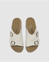 EVERAU - EverAU Ugg Alexis Cow Suede Upper Sandals