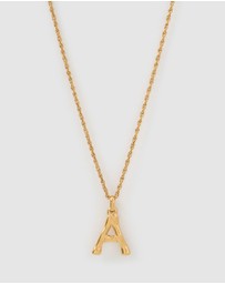 Arms Of Eve - Luxe Letter Necklace - Small