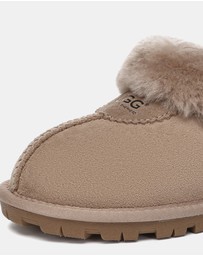 EVERAU - Australian Shepherd Ugg Waffle Slipper Sheepskin Upper House Shoes