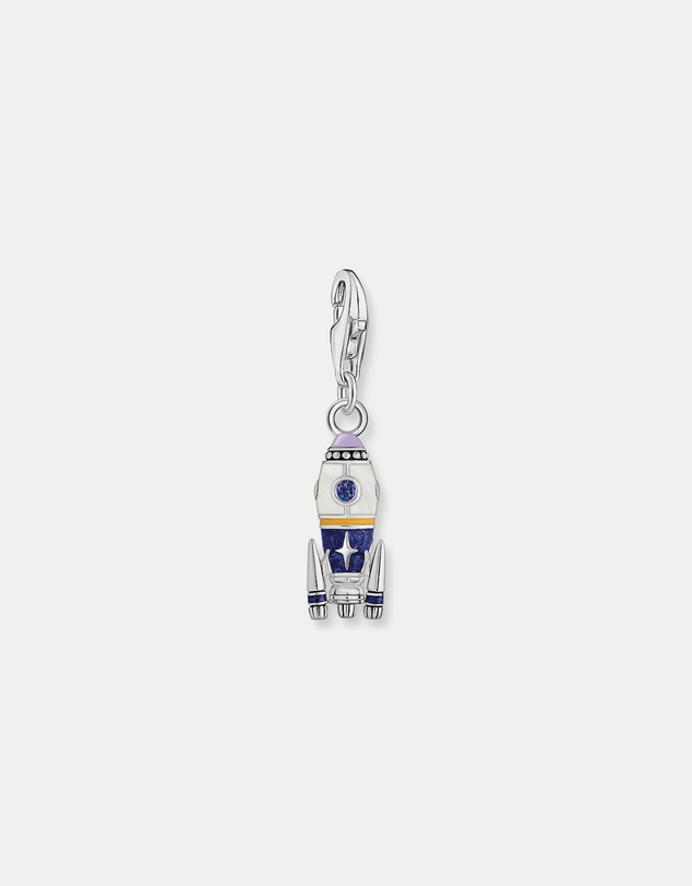 THOMAS SABO - Charm Pendant Rocket with Colourful Stones