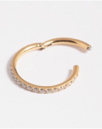 Lovisa - Gold Plated Titanium Crystal Clicker