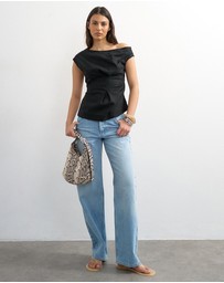 TOPSHOP - Casa Cinched Waist Top