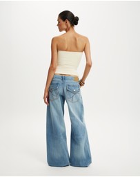 Cotton On - Low Rise Wide Jeans