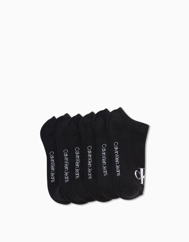 Calvin Klein - Womens Monogram Cushion Low Cut Socks