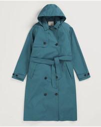 Seasalt - Seasalt Cornwall Teal Penweathers Trench Coat