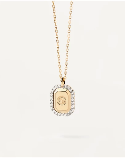 PDPAOLA - Cancer Zodiac Gold Necklace