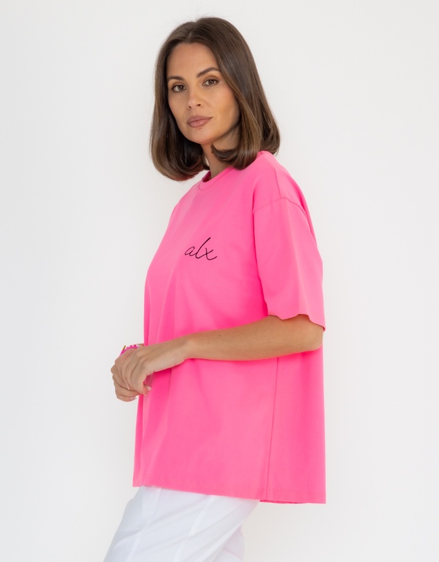 ALEXANDRA - Sole T-Shirt Fluro Pink