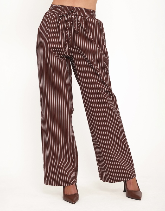 Petal & Pup - Darya Pants - Chocolate Stripe