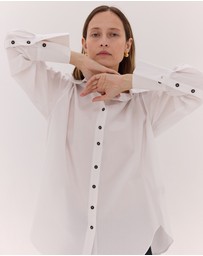 Cloth & Co. - The Split Back Shirt | White