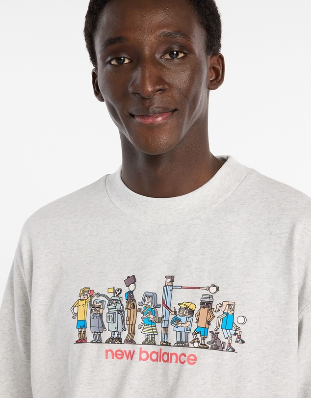 New Balance - Ghica Line Up Oversized T-Shirt
