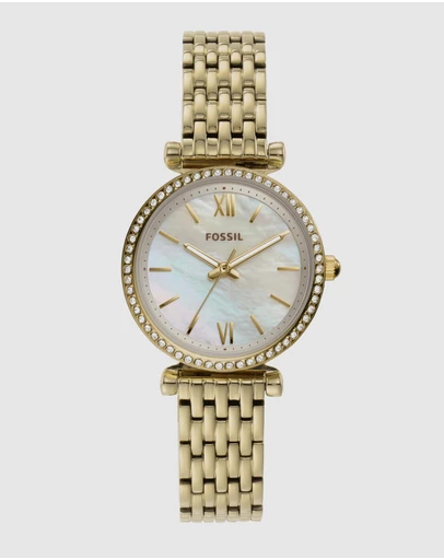 Fossil - Carlie Mini Gold-Tone Analogue Watch