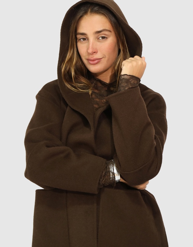 Belle & Bloom - Walk This Way Wool Blend Oversized Coat