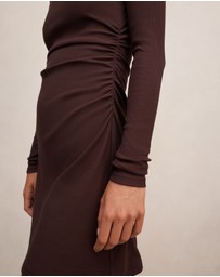 Forever New - Ash Long Sleeves Ribbed Mini Dress