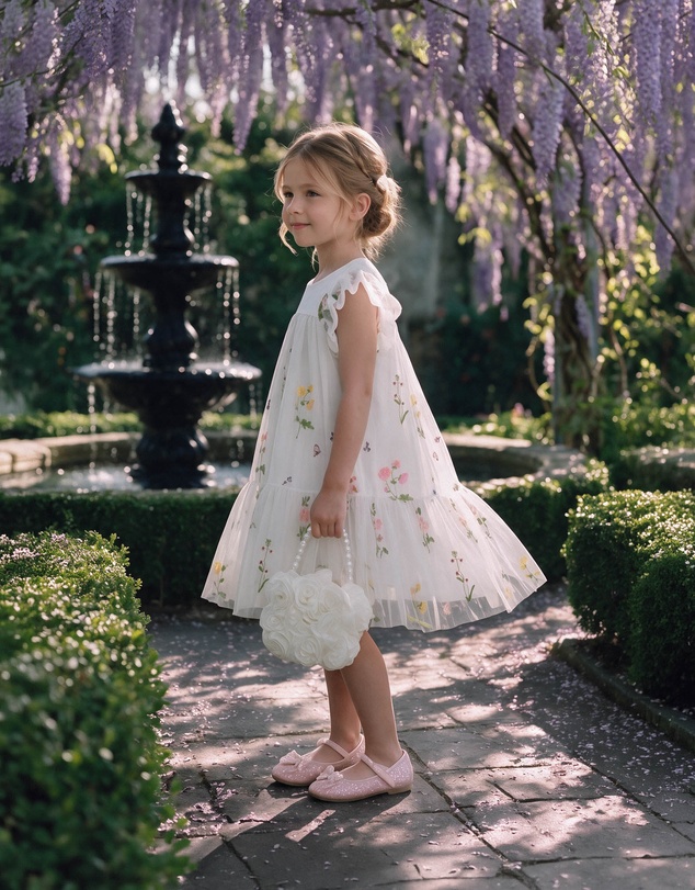 Bebe by Minihaha - Alana Floral Embroidered Dress - Kids