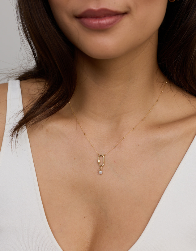 Michael Hill - Cultured Freshwater Pearl Birthstone Pendant in 10kt Yellow Gold
