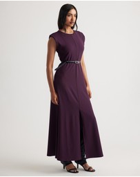 Decjuba - Bonnie Shoulder Pad Maxi Dress