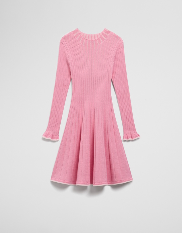 Country Road - Organically Grown Cotton Ruffle Knit Dress