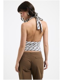 Insight - Danni Stripe Halter Top