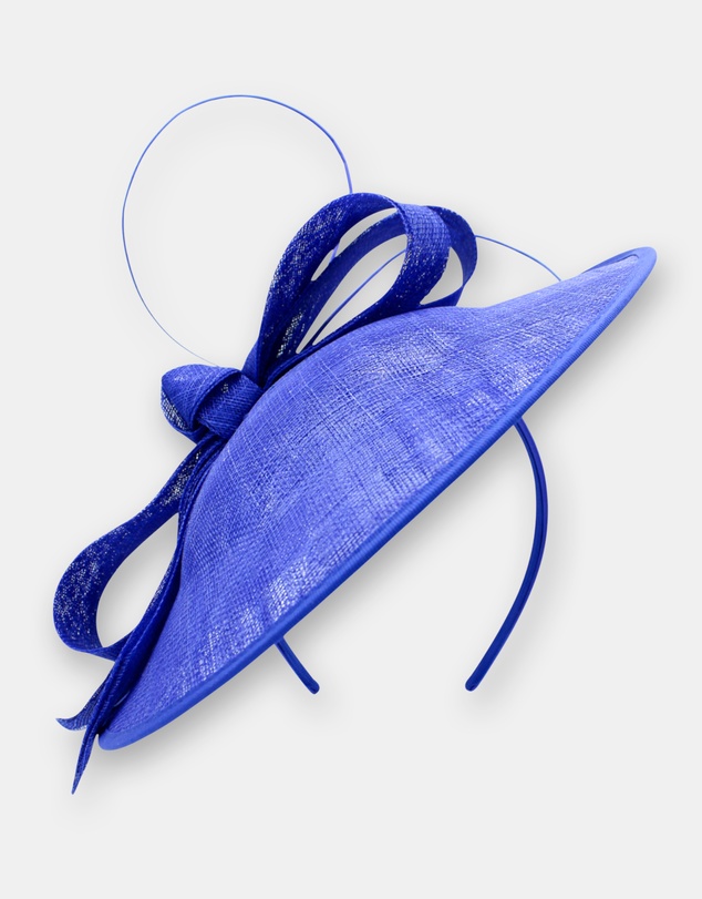 Morgan & Taylor - Haisley Fascinator in Cobalt Blue