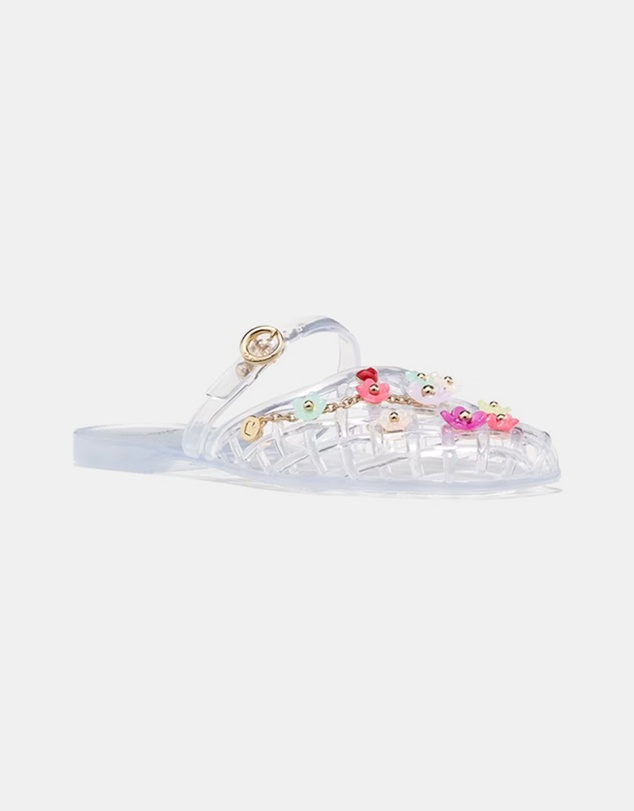 Kate Spade - Jellyfish Charms Jelly Mule Flats