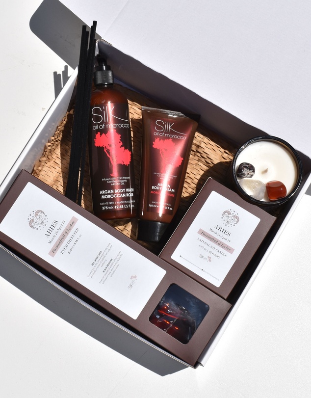 Silk Oil of Morocco - Zodiac Gift Hamper - Aries