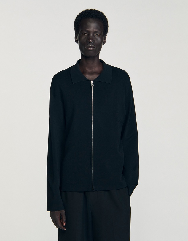 Sandro - Zip Cardigan