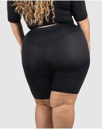 B Free Intimate Apparel - Plus Size High Waisted Long Biker Shorts