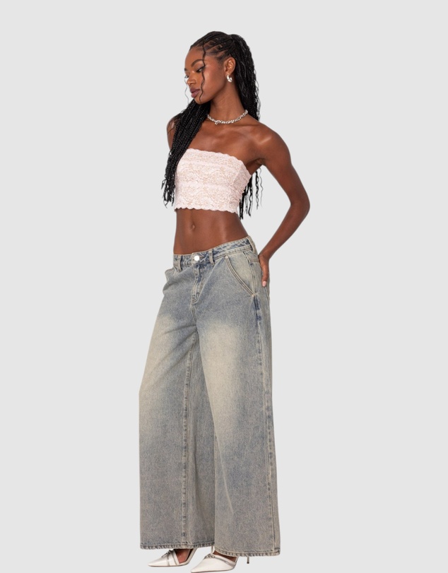 EDIKTED - Nadine Lace Tube Top