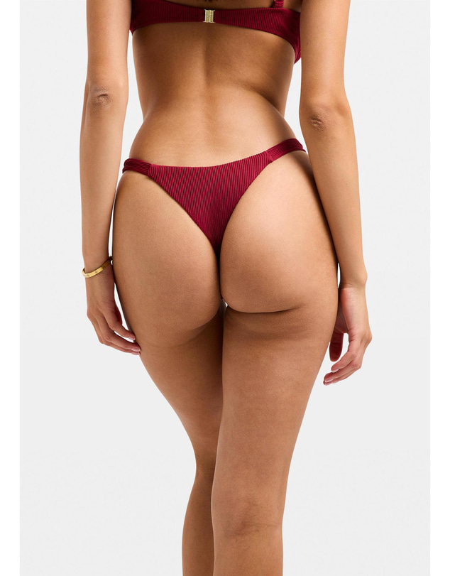 Subtitled - Rib Thick Band Bikini Bottom